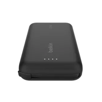 Belkin 10k powerbank PD 20W USB-C, fekete, fekete