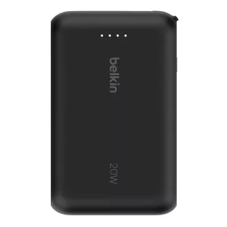 Belkin 10k powerbank PD 20W USB-C, fekete, fekete