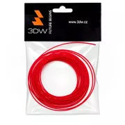 3DW - ABS filament 1,75mm piros, 10m, nyomtatás 220-250°C