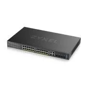 ZYXEL GS2220-28,HP24port Gb L2 switch,1 GbE Uplink, PoE