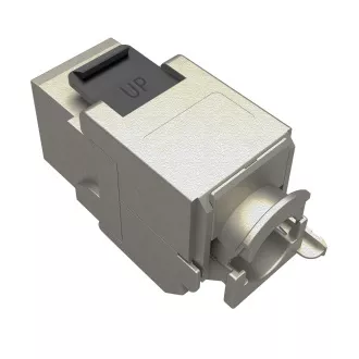 MULTIPACK 24 db - önvágó kulcskő Solarix CAT6A STP SXKJ-10G-STP-BK-SA komponensszint és 4PPoE