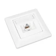 Aljzat Solarix CAT6 STP 1 x RJ45 süllyesztett fehér