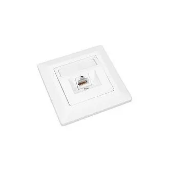 Aljzat Solarix CAT6 STP 1 x RJ45 süllyesztett fehér Aljzat Solarix CAT6 STP 1 x RJ45 süllyesztett fehér