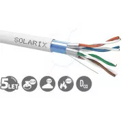 Solarix CAT6A FFTP LSOH Dca-s2,d2,a1 500m/tekercs SXKD-6A-FFTP-LSOH telepítőkábel