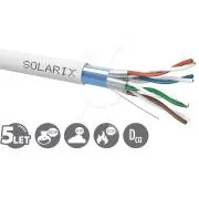 Solarix CAT6A FFTP LSOH Dca-s2,d2,a1 500m/tekercs SXKD-6A-FFTP-LSOH telepítőkábel
