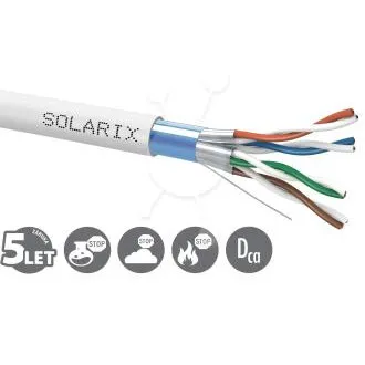 Solarix CAT6A FFTP LSOH Dca-s2,d2,a1 500m/tekercs SXKD-6A-FFTP-LSOH telepítőkábel Solarix CAT6A FFTP LSOH Dca-s2,d2,a1 500m/tekercs SXKD-6A-FFTP-LSOH telepítőkábel