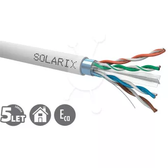 Solarix CAT6 FTP PVC PVC Eca 500m/tekercs SXKD-6-FTP-PVC kábel