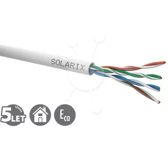 Solarix CAT5E UTP PVC Eca 500m/doboz SXKD-5E-UTP-PVC szerelőkábel