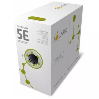 Solarix CAT5E UTP PVC Eca 500m/doboz SXKD-5E-UTP-PVC szerelőkábel