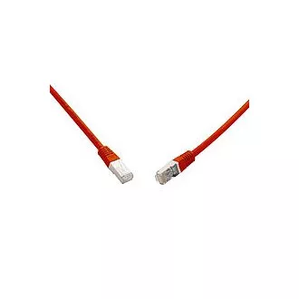 SOLARIX 10G patch kábel CAT6A SFTP LSOH 2m, piros