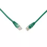 SOLARIX patch kábel CAT5E UTP PVC 0,5m zöld, nem szaggatható, nem szaggatható kábel