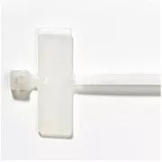 Visszahúzható szalag címkével 2,4x103mm, fehér, 100db