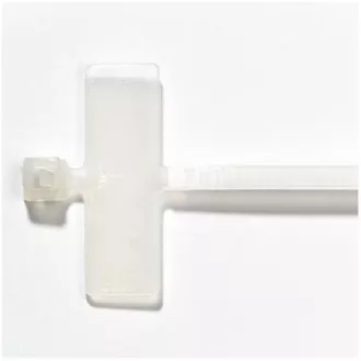 Visszahúzható szalag címkével 2,4x103mm, fehér, 100db