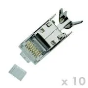 DATACOM csatlakozó RJ45 STP CAT7(6A) 8p8c vezeték(10db)
