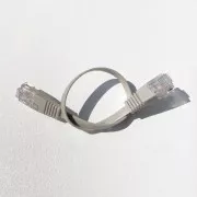 DATACOM Patch kábel UTP CAT6 0,25m szürke FLAT lapos lapos