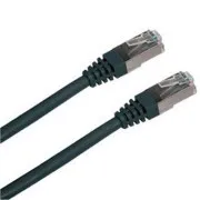 Patch kábel S/FTP,Cat6,2xRJ45, 0,5m fekete