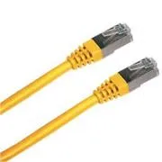 S/FTP patchkábel, Cat6, 2xRJ45, 2 m, sárga