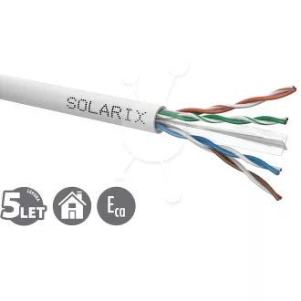 Solarix CAT6 UTP PVC Eca 500m/tekercs SXKD-6-UTP-PVC kábel Solarix CAT6 UTP PVC 500m/tekercs