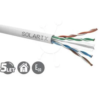 Solarix CAT6 UTP PVC Eca 500m/tekercs SXKD-6-UTP-PVC kábel Solarix CAT6 UTP PVC 500m/tekercs Solarix CAT6 UTP PVC Eca 500m/tekercs SXKD-6-UTP-PVC kábel Solarix CAT6 UTP PVC 500m/tekercs