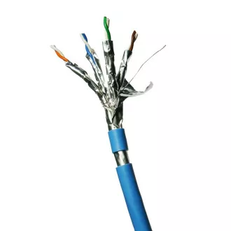 DATACOM F/FTP kábel CAT6A Eca LSOH 500m orsó kék