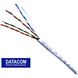DATACOM UTP Cat5e PVC kábel 305m (vezeték), fehér DATACOM UTP Cat5e PVC kábel 305m (vezeték), fehér