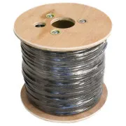 DATACOM FTP kábel CAT6 PE, Fca 500m orsó, fekete, OUTDOOR