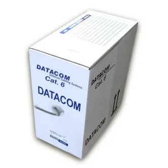 DATACOM UTP flex,Cat6 PVC,szürke,305m,kábel,kábel