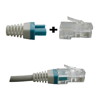DATACOM mandzsetta RJ 45 csatlakozóhoz kék/fehér 100 db DATACOM mandzsetta RJ 45 csatlakozóhoz kék/fehér 100 db