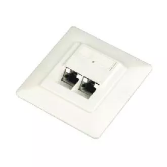 DATACOM STP dupla aljzatú Cat5e süllyesztett 45 fokos süllyesztett csatlakozó.