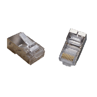 DATACOM RJ45 STP Cat5e 8p8c csatlakozó 100 db, vezetékhez DATACOM RJ45 STP Cat5e 8p8c csatlakozó 100 db, vezetékhez