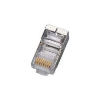 RJ45 STP Cat5e 8p8c csatlakozó licenchez (10db) RJ45 STP Cat5e 8p8c csatlakozó licenchez (10db)