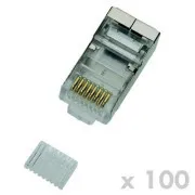 DATACOM csatlakozó RJ45 STP 8p8c Cat6 kábel 100db