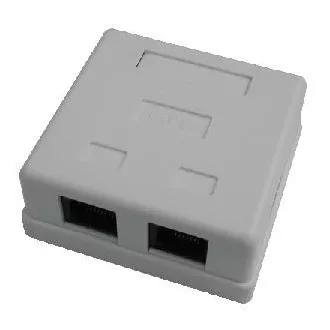 DATACOM Kettős aljzat gipszkarton felett-2xRJ45, Cat5e UTP DATACOM Kettős aljzat gipszkarton felett-2xRJ45, Cat5e UTP