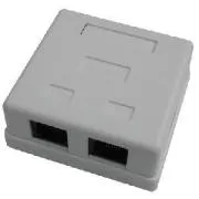 DATACOM Kettős aljzat gipszkarton felett-2xRJ45, Cat5e UTP