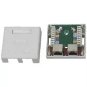 DATACOM STP dupla aljzat Cat5e 2 x RJ45