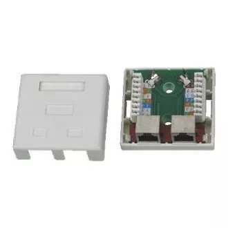 DATACOM STP dupla aljzat Cat5e 2 x RJ45 DATACOM STP dupla aljzat Cat5e 2 x RJ45