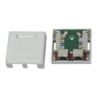 DATACOM STP dupla aljzat Cat5e 2 x RJ45 DATACOM STP dupla aljzat Cat5e 2 x RJ45