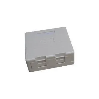 DATACOM Dupla aljzat CAT5E UTP vakolat feletti önmetsző fehér
