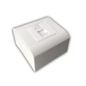 Moduláris adatcsatlakozó UTP CAT5E 1xRJ45 süllyesztett beépítéshez