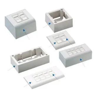 DATACOM UTP 2xRJ45 aljzat Cat5e (süllyesztett és vakolat feletti) DATACOM UTP 2xRJ45 aljzat Cat5e (süllyesztett és vakolat feletti)