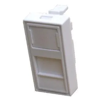 DATACOM modul 45x22,5mm párkánysínhez, fehér, képernyővel DATACOM modul 45x22,5mm párkánysínhez, fehér, képernyővel