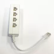 DATACOM UTP CAT3 4xRJ45 (8p2c-1M/4F)