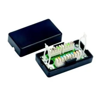 DATACOM csatlakozó doboz UTP Cat5e (2* rovátkolt doboz) DATACOM csatlakozó doboz UTP Cat5e (2* rovátkolt doboz)