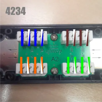 DATACOM rovátkolt csatlakozó UTP CAT6 LSA BK DATACOM rovátkolt csatlakozó UTP CAT6 LSA BK