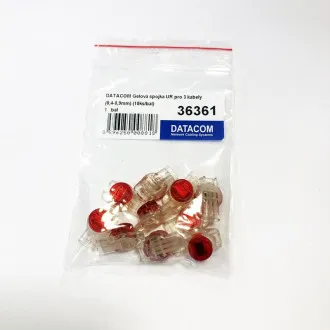 DATACOM gél csatlakozó UR 3 kábelhez (0,4-0,9mm) (10db/csomag) DATACOM gél csatlakozó UR 3 kábelhez (0,4-0,9mm) (10db/csomag)