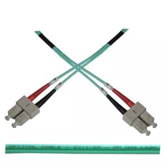 Optikai patch kábel duplex SC-SC 50/125 MM 1m OM3