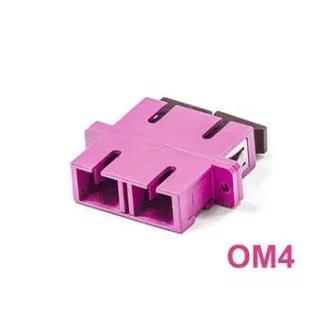 Optikai csatoló SC/PC többmódusú 50/125 duplex OM4 optikai csatoló