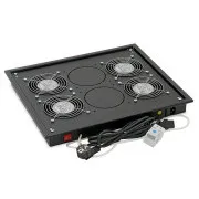 Vent.j. felső (alsó) 4x ventilátor 220V/92W Fekete