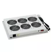 Vent.j. felső (alsó) 6x ventilátor 220V/138W fekete.
