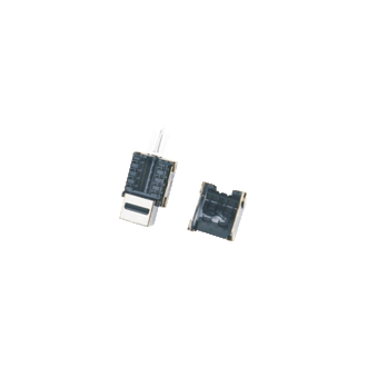 DATACOM Keystone CAT6 STP ezüst kettős-mini DATACOM Keystone CAT6 STP ezüst kettős-mini